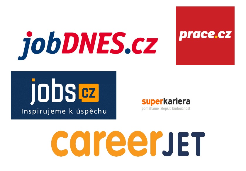 Logos job portals Czech Republic Republic